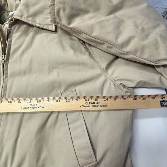 Vintage Walls Blizzard Pruf Coat Beige Thinsulate Full Zip Jacket Western - Picture 9 of 14